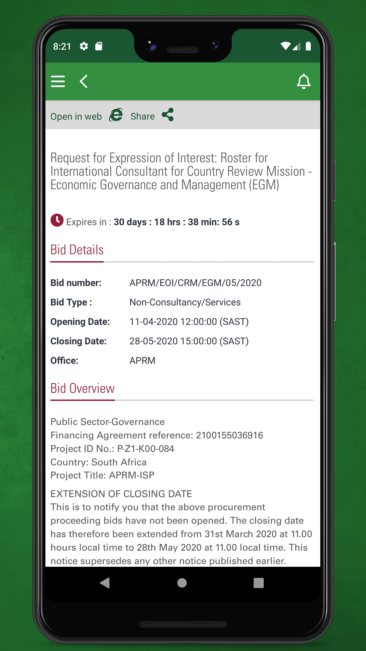 AU Procurement App