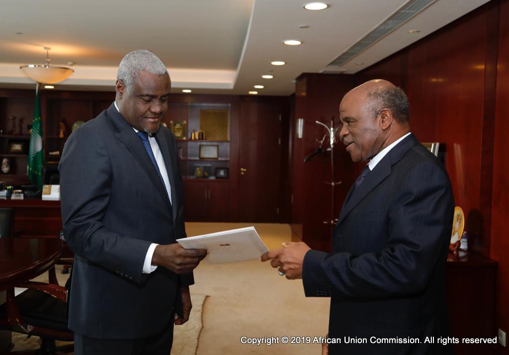 New Permanent Representative of the State of Libya Presents Credentials to AU Commission Chairperson
