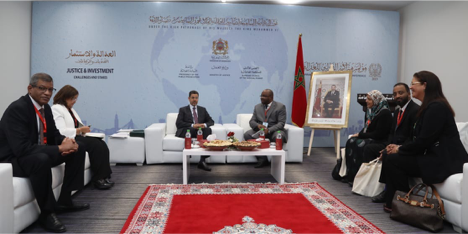 Members of the AU Administrative Tribunal take part in the Second International Conference on Justice held in Marrakech, Morocco