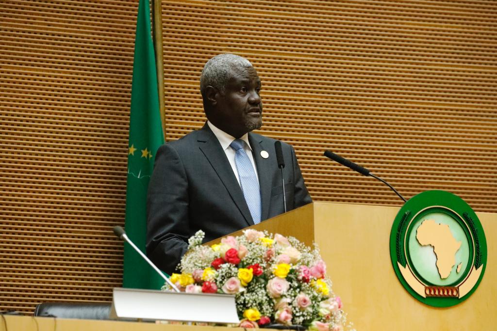 Allocution de S.E. Moussa Faki Mahamat, Président de la Commission de  l&#39;Union africaine à la 33eme Conférence ordinaire des Chefs d&#39;État et de  Gouvernement | Union africaine