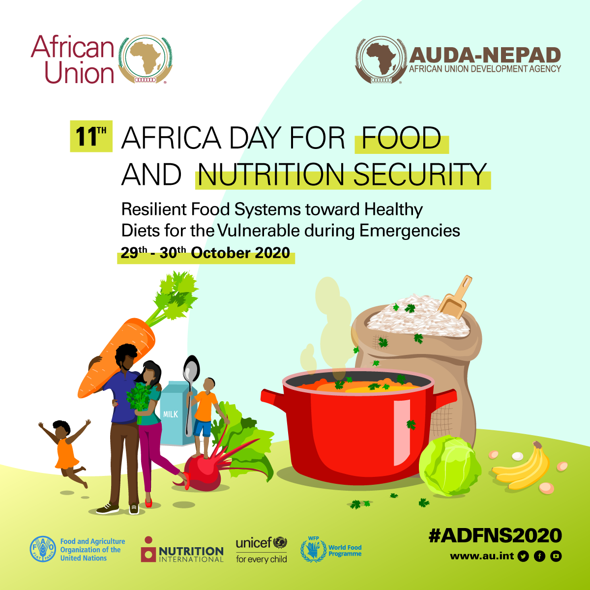 Communiqué: Commemoration of the 11th Africa Day for Food and Nutrition