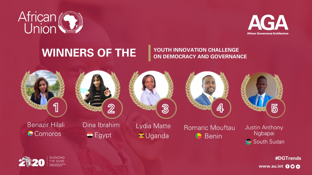 Final five winners of youth innovation challenge on democracy and governance unveiled.