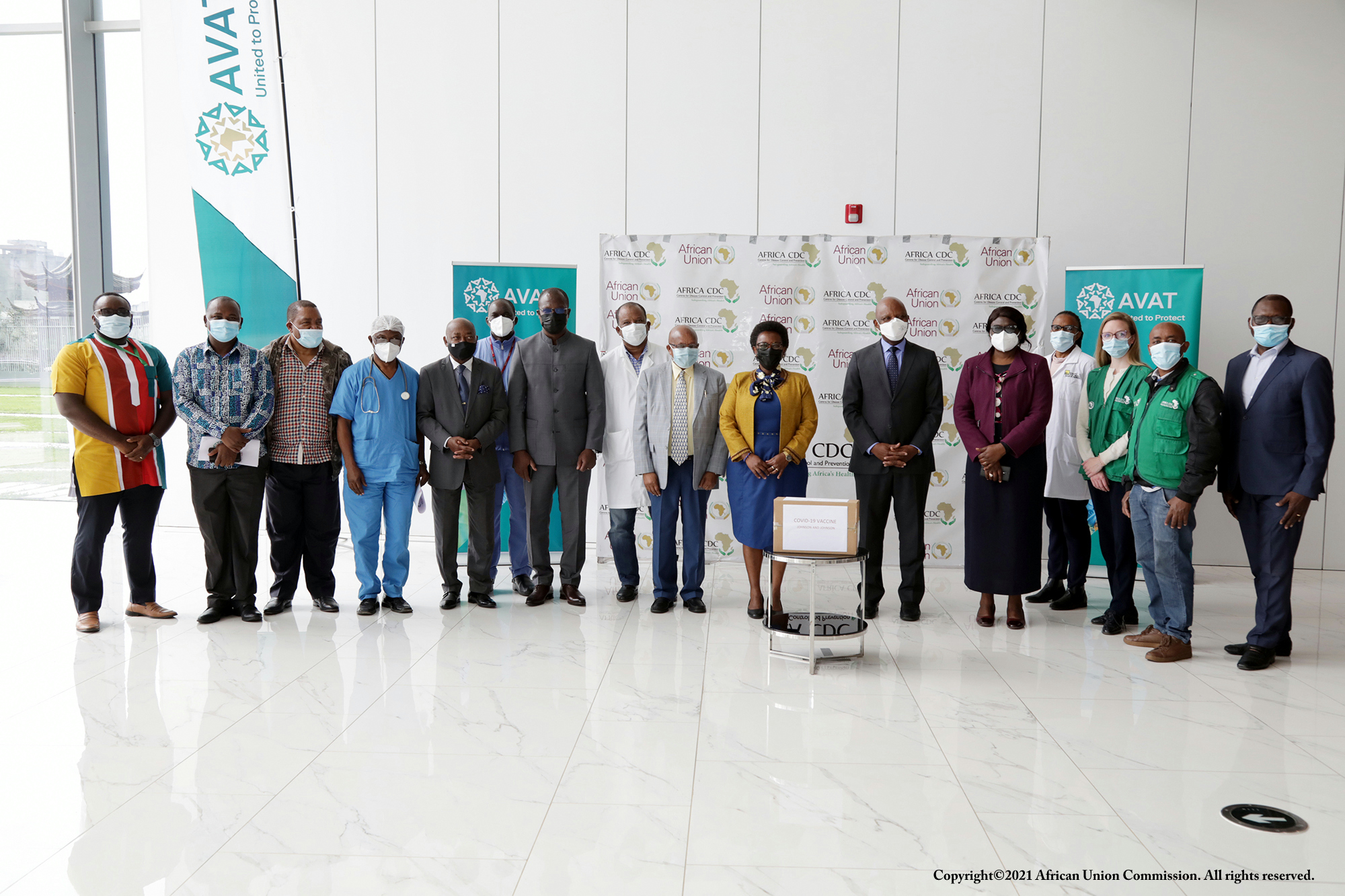 African Vaccine Acquisition Trust delivers 12 000 doses of COVID-19 vaccine to the African Union