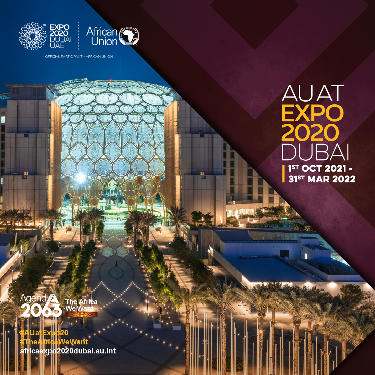 8 events in 8 Weeks: Join the African Union at Expo 2020 Dubai