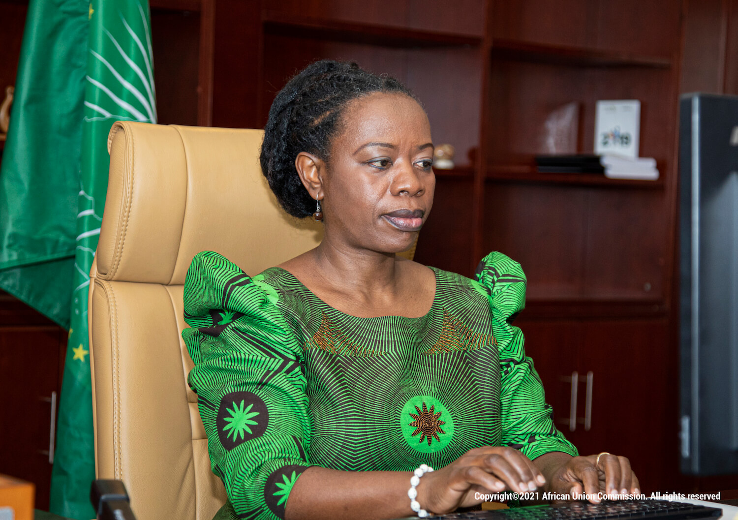 The Deputy Chairperson of the African Union Commission addresses the Meeting of the High Committee in charge of the agenda of the Decade of African Roots and Diaspora
