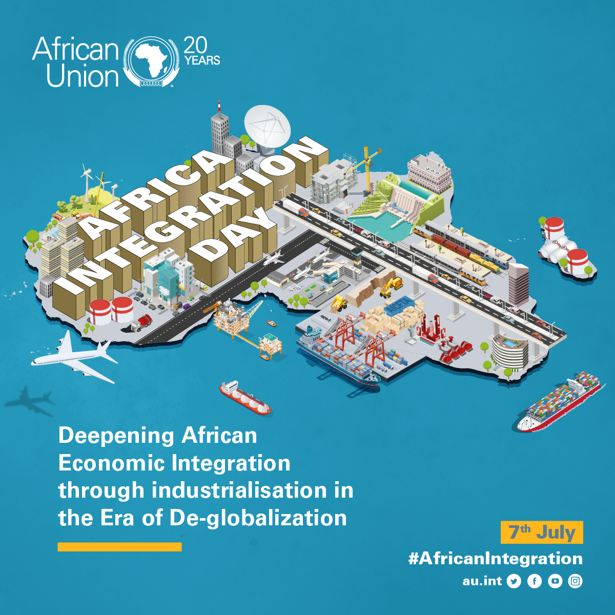 Africa to redouble efforts to deepen African Economic Integration; Africa Integration Day 2022