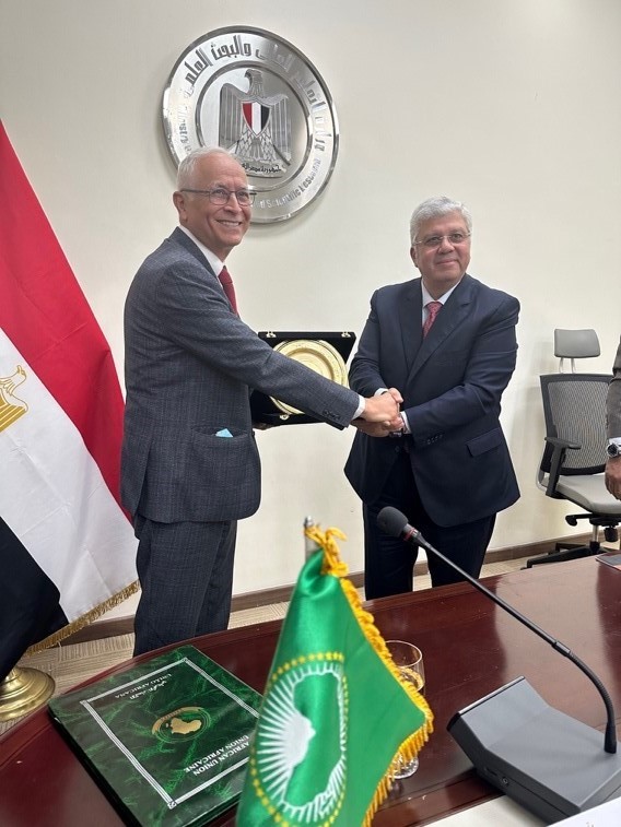 Signature of the Host Agreement for the African Space Agency, in Cairo, 24 January 2023