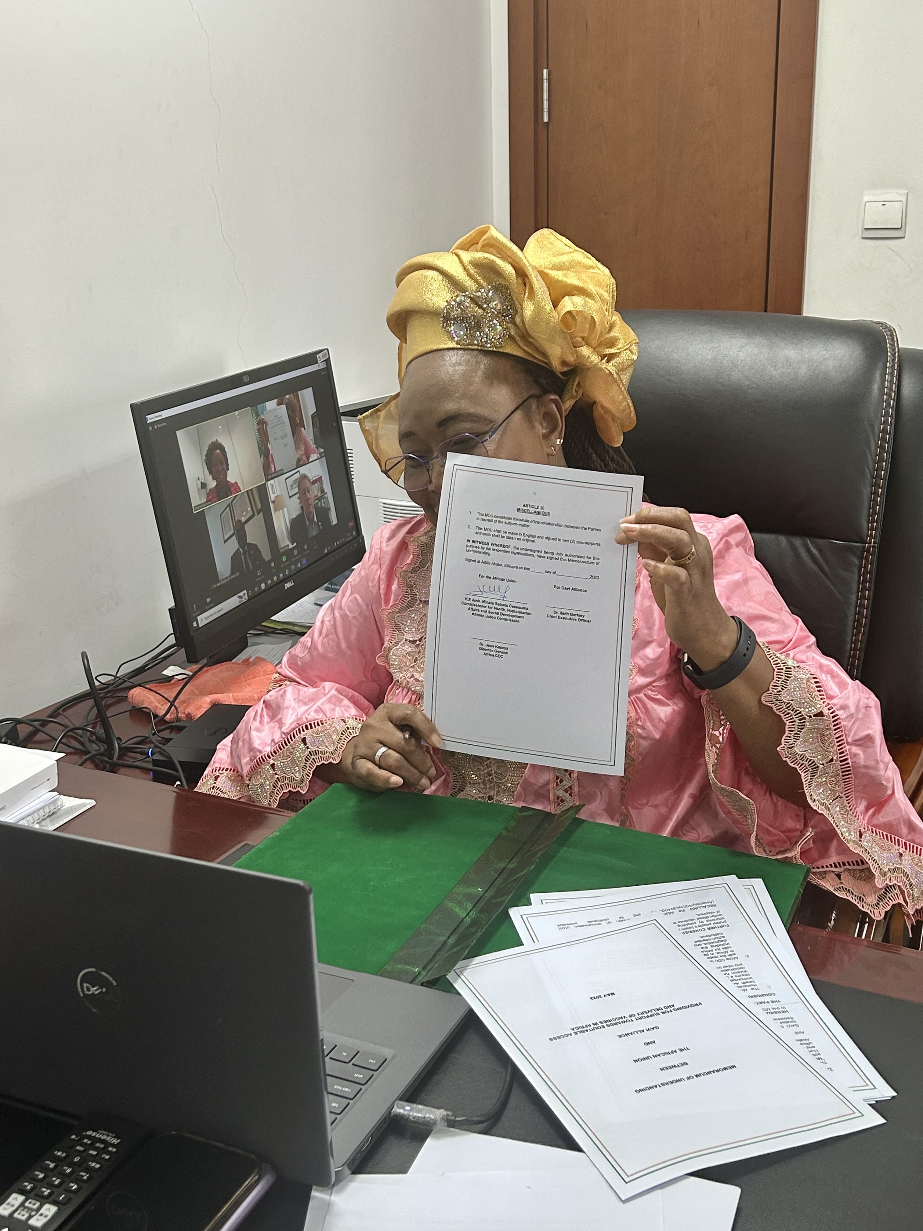 Signing of a New Agreement to Drive Vaccine Impact in Africa