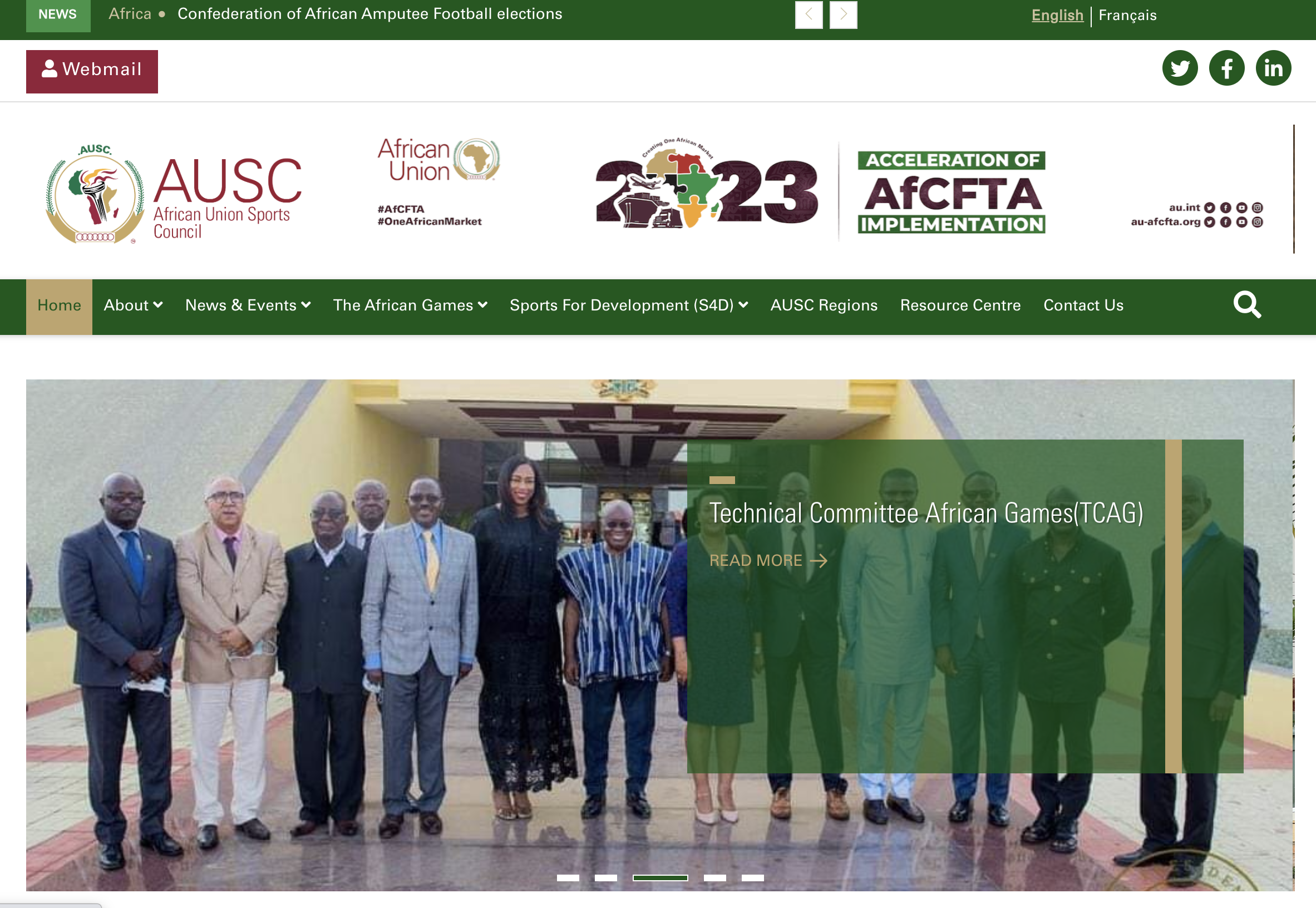 African Union Sports Council (AUSC) Unveils New Website to Enhance User Experience and Engagement