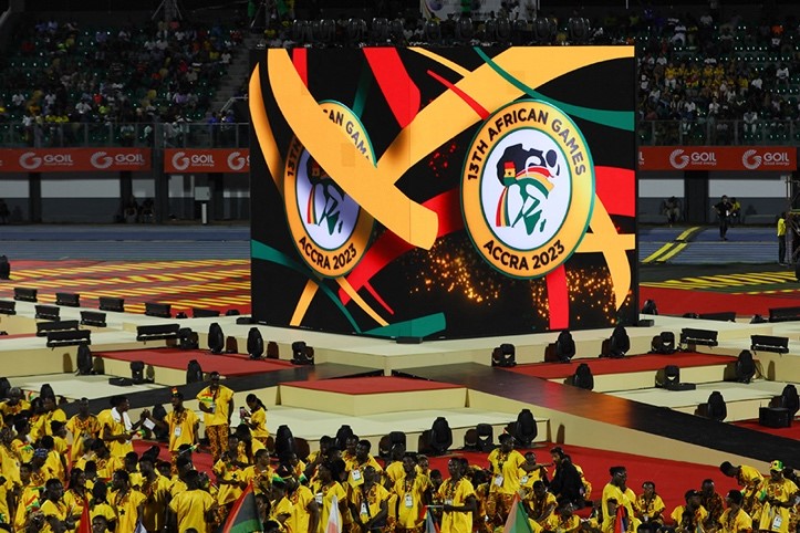 celebration of unity, excellence, and Pan-Africanism at the 13th African Games closing ceremony in Accra