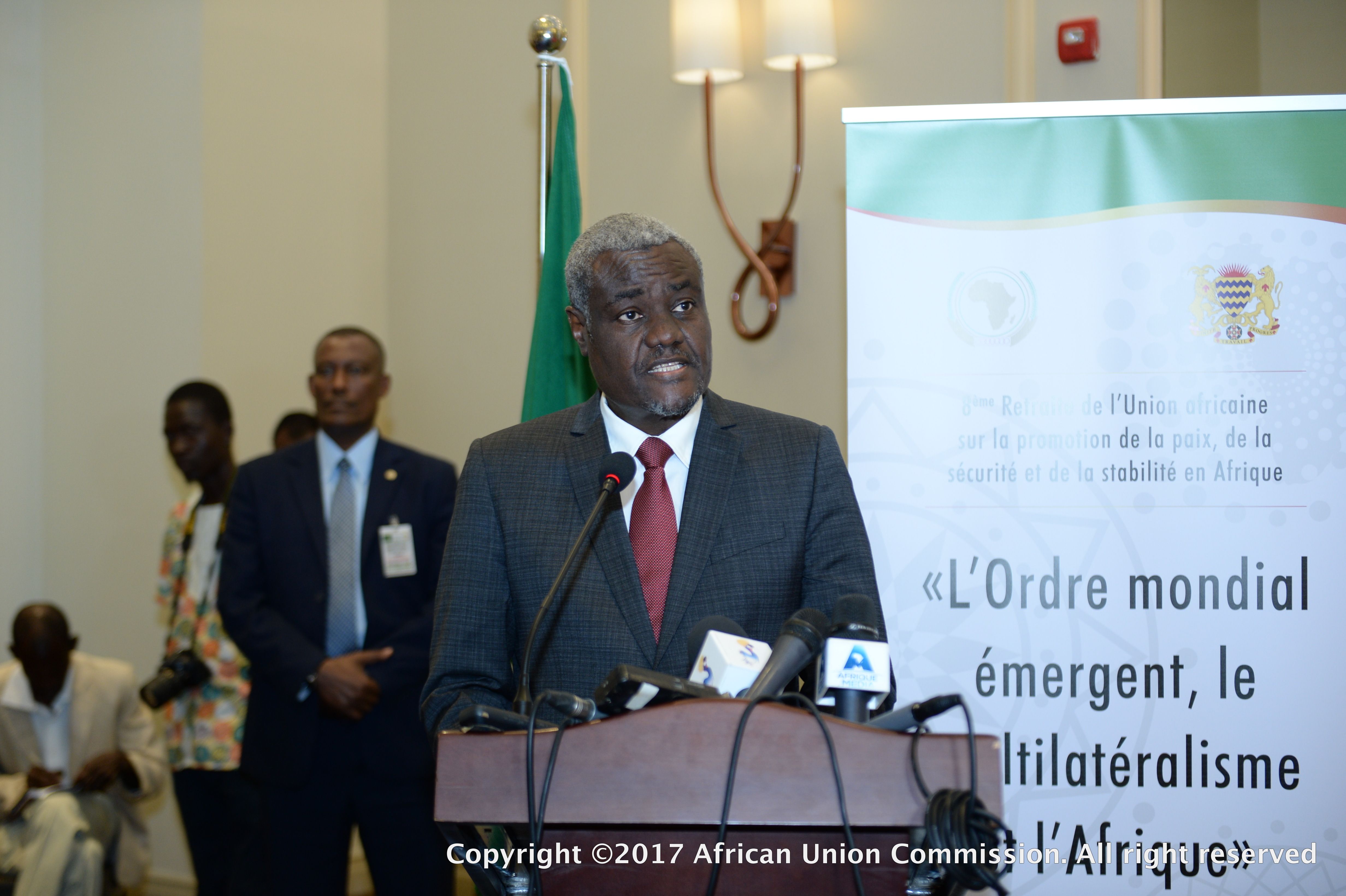 Speech by the AUC Chairperson, H.E. Moussa Faki Mahamat at the Opening ceremony of the 8th High-Level AU Retreat on the Promotion of Peace, Security and Stability in Africa in Ndjamena, Chad