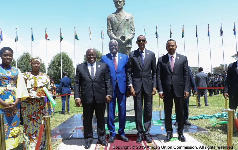 Unveiling Ceremony of the Statue of Emperor Haile Selassie Unveiling Ceremony of the Statue of Emperor Haile Selassie