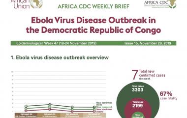 Africa CDC Weekly Brief - Issue 15, November 26, 2019