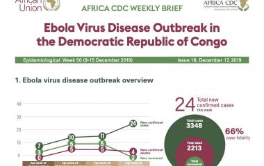 Africa CDC Weekly Brief - Issue 18, December 17, 2019