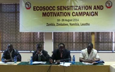 AU Sensitization and Motivation Campaign in Lesotho to Encourage Participation in the Elections for the ECOSOCC 2nd General Assembly