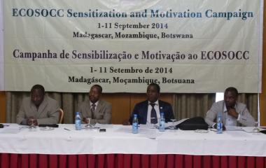 AU Sensitization and Motivation Campaign in Mozambique for the 2nd ECOSOCC General Assembly, 5 September 2014