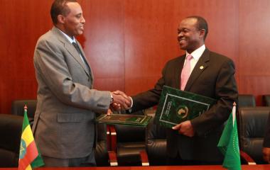 50th OAU-AU Anniversary: African Union Commission signs Host Agreement with the Federal Democratic Republic of Ethiopia