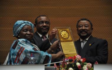 Former AUC Commission’s Chairperson  Dr Jean Ping Awarded Medal for Distinguished Achievements