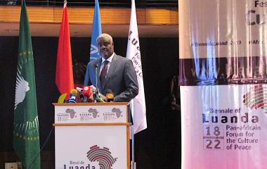 Official opening of the Biennale of Luanda  Pan African Forum for the Culture of Peace. 18-22 September, Luanda, Angola. 