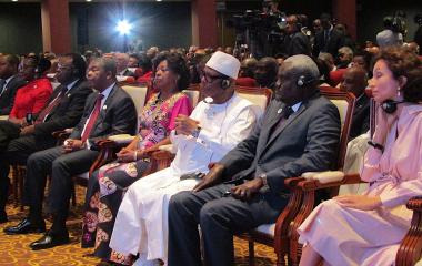 Official opening of the Biennale of Luanda  Pan African Forum for the Culture of Peace. 18-22 September, Luanda, Angola. 