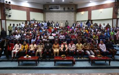 The 10th cohort of African Union Youth Volunteers Corps in Egypt for Pre-deployment Training on Leadership and Engagement