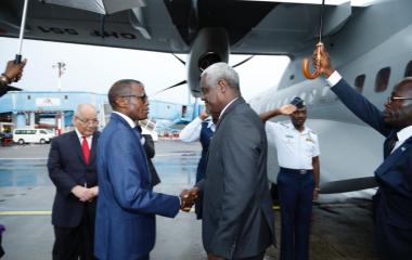 AU Commission Chairperson's visit to ECCAS  Libreville, Gabon on 18/12/2019