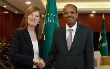 AUC Chairperson receives Deputy Minister and Personal Representative of the Prime Minister of Canada