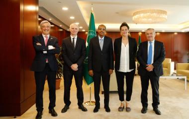 AUC Chairperson received Deputy Secretary General of the @eu_eeas for Economic & Global Issues.