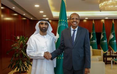 Chairperson met with H.E. Mohamed Salem Al-Rashedi, UAE Ambassador to Ethiopia