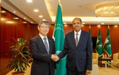 AUC Chairperson received H.E. Mr. Tsutomu Nakagawa, Ambassador of Japan to the African Union
