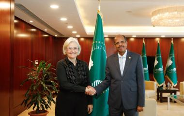 AUC Chairperson met with H.E. Luisa Fragoso, Ambassador of Portugal to Addis Ababa.