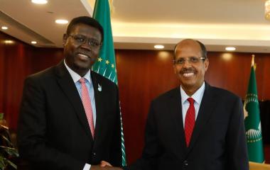 Chairperson met Minister of Foreign Affairs of the Republic of South Sudan