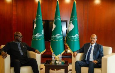 Chairperson received Minister of Foreign Affairs of the Republic of Gabon