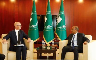 Chairperson received H.E. Michael Upton, New Zealand's Ambassador to Ethiopia