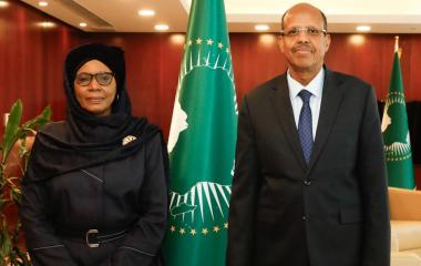 Chairperson received President of the African Court on Human and Peoples’ Rights