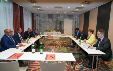 AUC Chairperson met with IMF MD H.E. Kristalina Georgieva on the margins of the Mattei Plan Summit in Rome