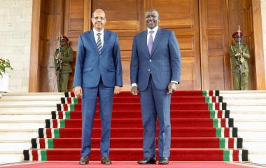 AUC Chairperson was received this morning at State House by H.E. President William Ruto, President of the Republic of Kenya