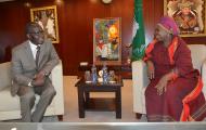 Nigerian Ambassador bids farewell to the AU Commission Chairperson