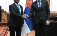 Mwencha meet the Vice Prime Minister and Minister of Foreign and Internal Trade and Telecommunication of the Republic of Serbia