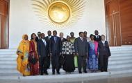 Handing over ceremony between the outgoing and incoming Chairpersons and Commissioners of the African Union Commission