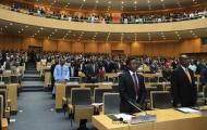 Handing over ceremony between the outgoing and incoming Chairpersons and Commissioners of the African Union Commission