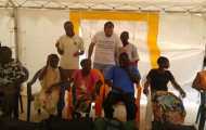 ASEOWA Guinea – 12 Ebola Survivors at the AU run Ebola Treatment Unit