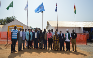 ASEOWA Guinea – 12 Ebola Survivors at the AU run Ebola Treatment Unit