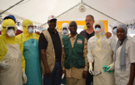 ASEOWA Guinea – 12 Ebola Survivors at the AU run Ebola Treatment Unit