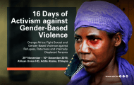 16 Days of Activism against Gender-Based Violence 16 Days of Activism against Gender-Based Violence