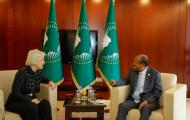 AUC Chairperson met with H.E. Luisa Fragoso, Ambassador of Portugal to Addis Ababa.