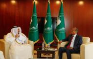 AUC Chairperson received H.E. Dr. Mohammed bin Abdulaziz Al-Khulaifi, Minister of State of the State of Qatar