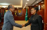 Amb. of the Kingdom of Lesotho to Ethiopia paid a courtesy call on Chairperson