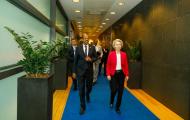 Chairperson received by H.E @vonderleyen, President of the EU Commission