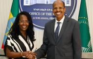 AUC Chairperson paid a courtesy call on H.E. Madam Adanech Abebe, the Mayor of Addis Ababa